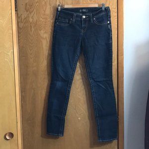 Silver AIKO Skinny Jeans